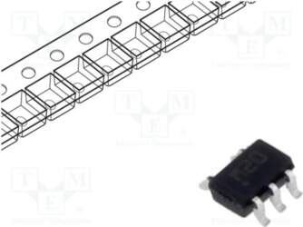 STMICROELECTRONICS IC: temperature sensor; -55÷130°C; SOT323-5L
