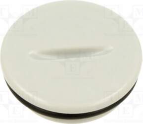 Stopper; PG11; polyamide; light grey; with