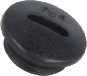 Stopper; PG9; IP54; polyamide; black; V-N-FS