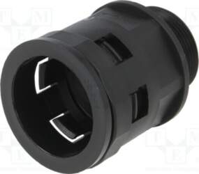 Straight terminal connector; Thread: metric,outside