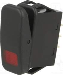 SWITCH COMPONENTS ROCKER; SPST; Pos: 2