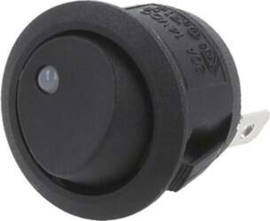 SWITCH COMPONENTS ROCKER; SPST; Pos: 2