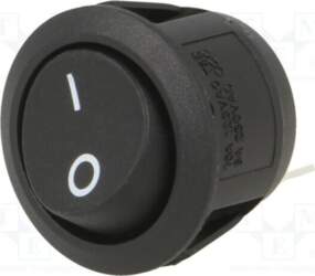 SWITCH COMPONENTS ROCKER; SPST; Pos: 2