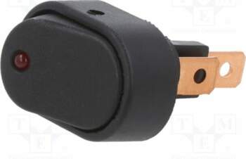 SWITCH COMPONENTS ROCKER; SPST; Pos: 2