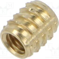 TAPPEX Threaded insert; brass; M3; L: