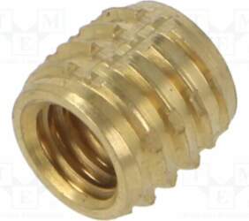 TAPPEX Threaded insert; brass; M6; BN
