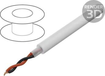 TASKER Wire: assembly; 2x0.5mm2; stranded