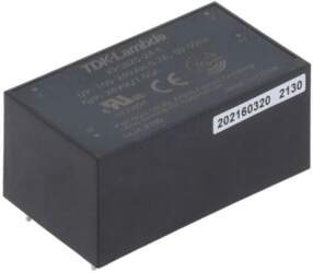 TDK-LAMBDA Converter: AC/DC; 25W; Uin: 90÷264VAC