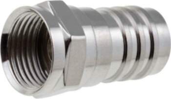 TE CONNECTIVITY Connector: F; plug; male