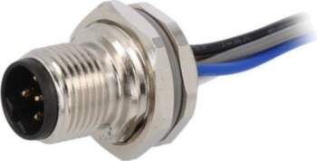 TE CONNECTIVITY Connector: M12; socket; PIN: