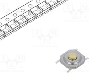 TE CONNECTIVITY Microswitch TACT; SPST; Pos: