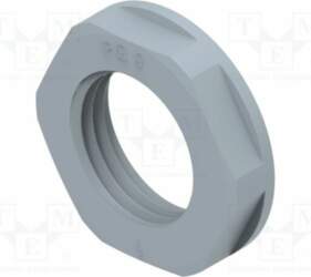TE CONNECTIVITY Nut; PG9; polyamide; 22mm