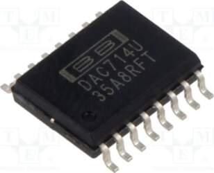 TEXAS INSTRUMENTS IC: D/A converter; 16bit