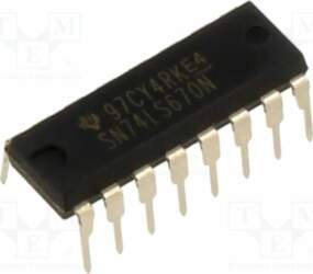TEXAS INSTRUMENTS IC: digital; register; Ch: