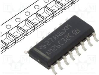 TEXAS INSTRUMENTS IC: interface; line receiver