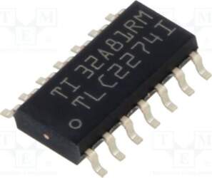 TEXAS INSTRUMENTS IC: operational amplifier; 2
