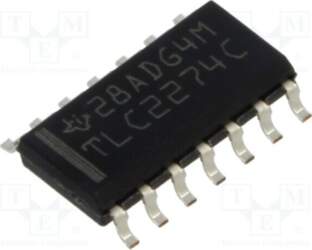 TEXAS INSTRUMENTS IC: operational amplifier; 2