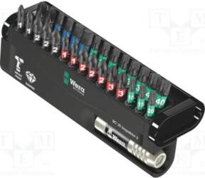 Tools set: screwdriver bits; Kit: adapter