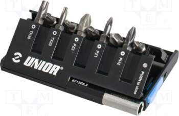 Tools set: screwdriver bits; Phillips,Pozidriv®