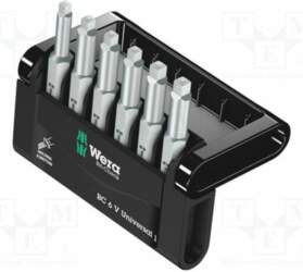 Tools set: screwdriver bits; plastic box