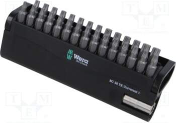 Tools set: screwdriver bits; Torx®; Holder: