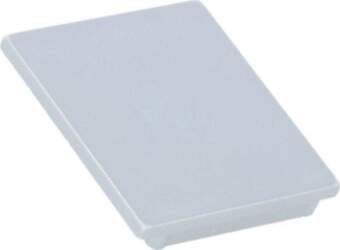 TOPMET Cap for LED profiles; silver