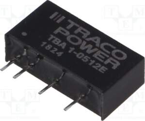 TRACO POWER Converter: DC/DC; 1W; Uin:
