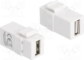 USB coupler; Keystone; USB A socket