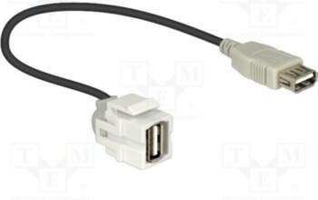 USB module; Keystone; USB A socket