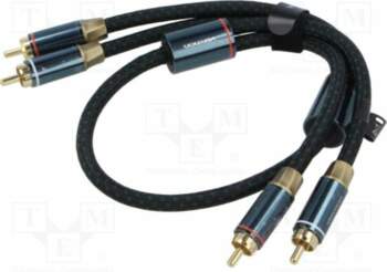 VENTION Cable; RCA plug x2,both