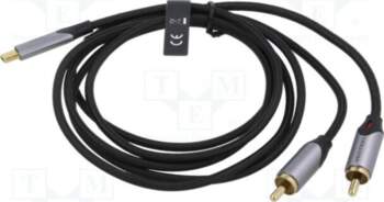 VENTION Cable; RCA plug x2,USB
