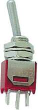 VERTICAL SUBMINIATURE TOGGLE SWITCH SPDT ON-OFF-ON