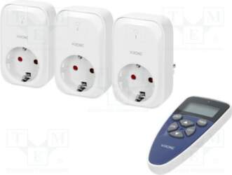 VIRONE Power socket; plug-in; 230VAC; 30m