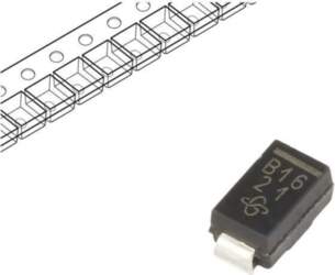 VISHAY Diode: Schottky rectifying; SMA; SMD