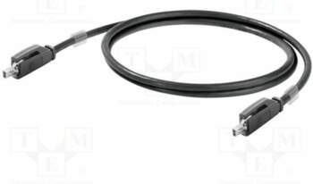 WEIDMÜLLER Patch cord; stranded; 3m; black