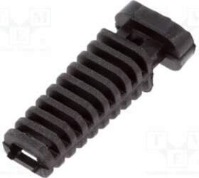 WEST POL Strain relief; elastomer; black