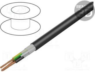 Wire: control cable; 4G0.75mm2; PUR