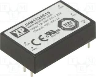 XP POWER Converter: DC/DC; 15W; Uin: