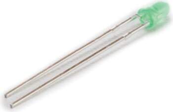 3mm standard LED lamp green diffused