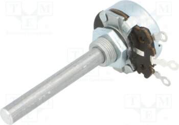 AB ELEKTRONIK Potentiometer: shaft; 50Ω; single
