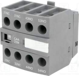 ABB Auxiliary contacts; screw terminals; front