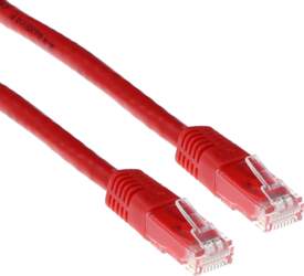 ACT CAT6A U/UTP RED          2.00M
