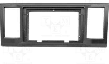 ACV Radio frame; VW; black; 9"