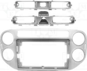 ACV Radio frame; VW; silver; 9"