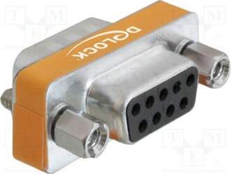 Adapter; D-Sub 9pin socket,D-Sub 9pin