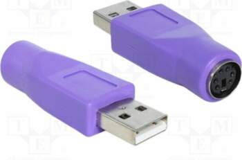 Adapter USB-PS2; PS/2 socket,USB A