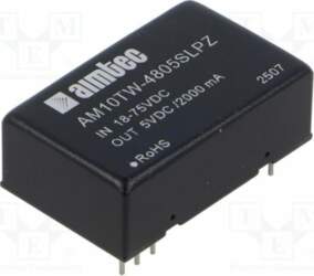 AIMTEC Converter: DC/DC; 10W; Uin: 18÷75VDC