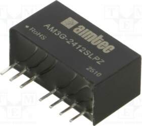 AIMTEC Converter: DC/DC; 3W; Uin: 18÷36VDC