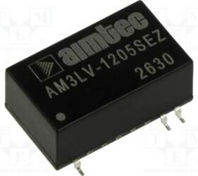 AIMTEC Converter: DC/DC; 3W; Uin: 9÷18VDC