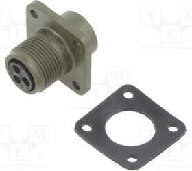 AMPHENOL Connector: circular; socket; PIN: 3